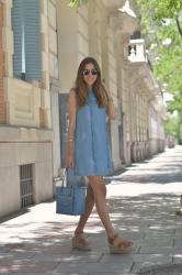 Denim dress