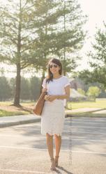 Dressing Down a Pencil Skirt