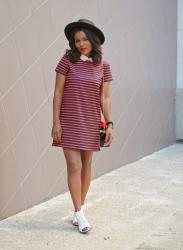 COOL STRIPED DRESS