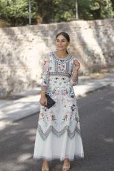 Look de boda: Vestido bordado