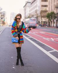 RAINBOW CARDI