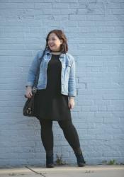 What I Wore: Black and Blue