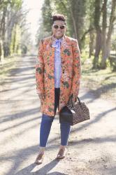 OOTD:  J. Crew Collection Regent Topcoat in Ratti Fruity-Floral Print 