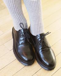 Dressed Leather Lace Up Loafer