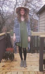 Fall Hat and Olive Tunic
