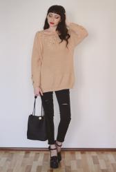 Dresslily Sweater♥Zaful Bag