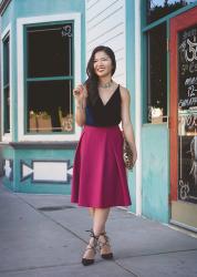 Jewel Toned Holiday Outfit