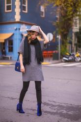 RIBBED SWEATER DRESS