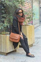 Style : Look noir et marron