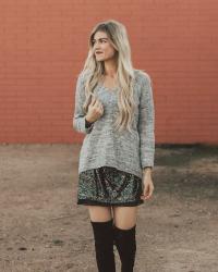 A Sequin Skirt for Any Occasion + A Link-Up