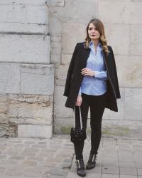 LOOK SUITE 341 X PAULINE : COL CLAUDINE & MANCHES OEILLETS