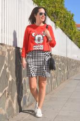 MINNIE MOUSE Y TENDENCIA VICHY