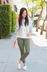 Olive Jeans in the Spring + LAST DAY for Giveaway!