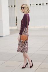 Burgundy and Leopard + Link Up