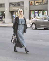 NYFW Outfit – Off the Shoulder & Bell Sleeves – Day 3