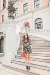 The Sheer Embroidered Floral Top