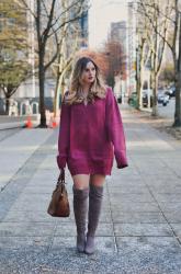 My Favourite Way to Style a Sweater Dress