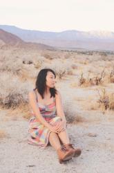 outfit: modcloth plaid in the desert