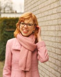 Outfit | Mijn nieuwe (tweedehands) roze winterjas