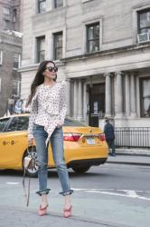 Casual Spring :: Polka dots & Boyfriend jeans