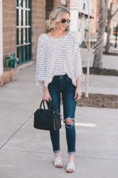 Slouchy Striped Top – So Comfy!