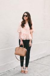 Pretty Peach Peplum