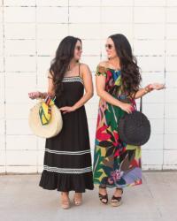 Tropical Maxi Dresses + Soleil Airbrush Tan Giveaway!