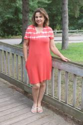 A Comfortable Tie Dye Dress For Summer