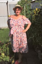 Blumen-Sommerkleid OOTD +Linkup