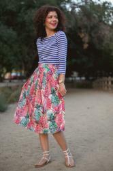 Then and Now: J Crew Pineapple Skirt