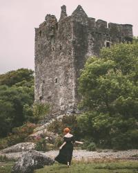 A Romantic Dress at Moy Castle