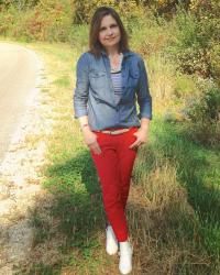 How To Style Red Pants