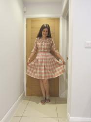 Style Imitating Art- The County court house ceiling and The 50's dress of dreams