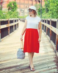 How To Style A Summer Skirt For Fall