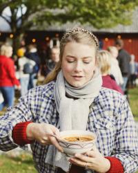 Om att aldrig bli en tacksam härlig yogi och bilder från höstmarknaden på Stelor