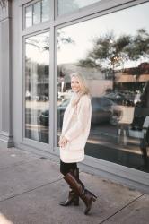 HOW TO STYLE A FAUX SHEARLING COAT