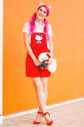 {Outfit}: Hello Kitty Overalls