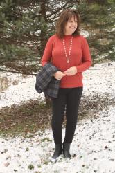 Stitch Fix #22:  A Plaid Vest, Sweater, And A Necklace