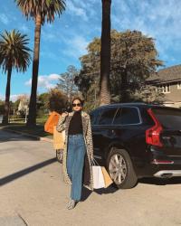 Leopard Coat and Jeans