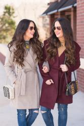 Chic Wrap Coats + Ann Taylor End Of Season Sale!