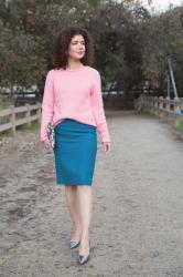 Color Crush: Pink and Teal Outfit