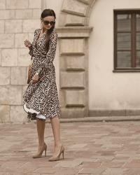 Animal print dress