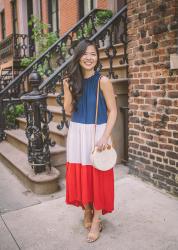 Red, White & Blue Dress for July 4