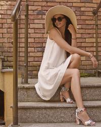 White summer dress