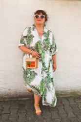 Palmenprint und Tiki Bar OOTD 