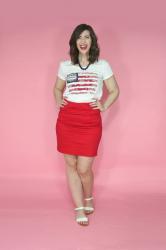 What I Wore To Work This Week | Red, White, and NEW!