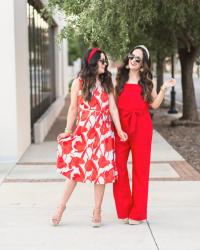 Poppy Red + Summer Blue | Ann Taylor 40% Off Promo!