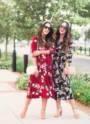 Perfect Fall Floral Wrap Dresses + Bloomingdale’s Up To 25% Off Promo!