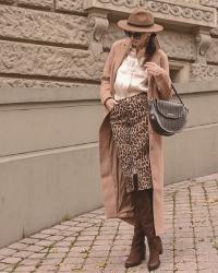 Animal print skirt