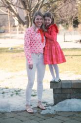 Mommy & Daughter Valentine's Day Style & Linkup 